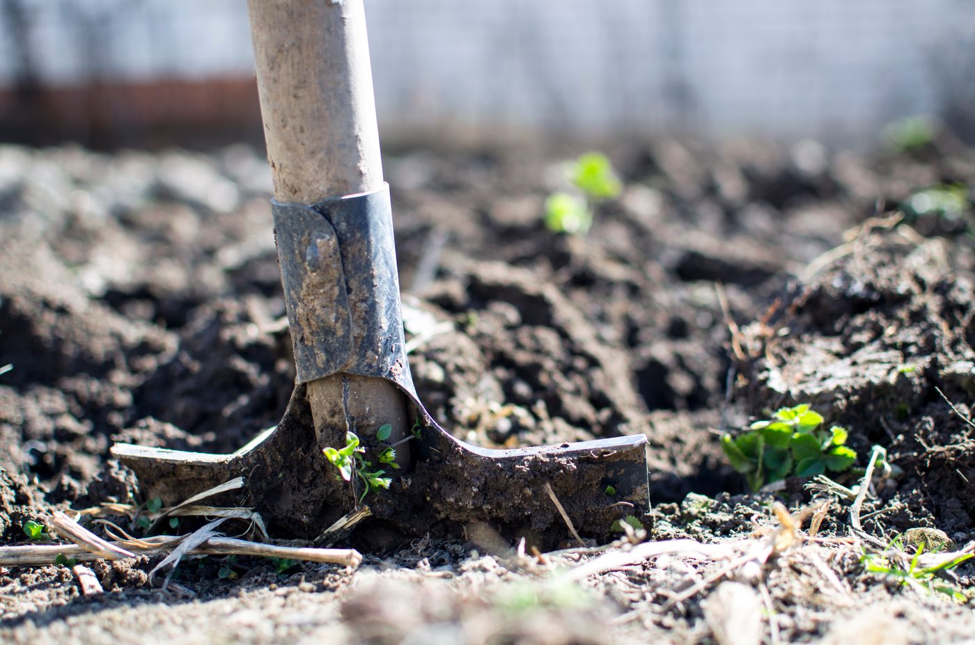 Mulch installation and garden bed prep in Orange County, NY